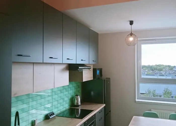 Z Widokiem, Wygodny Z Sypialnia, Kuchnia I Salonem, 47m2, Bezplatny Garaz Apartman *