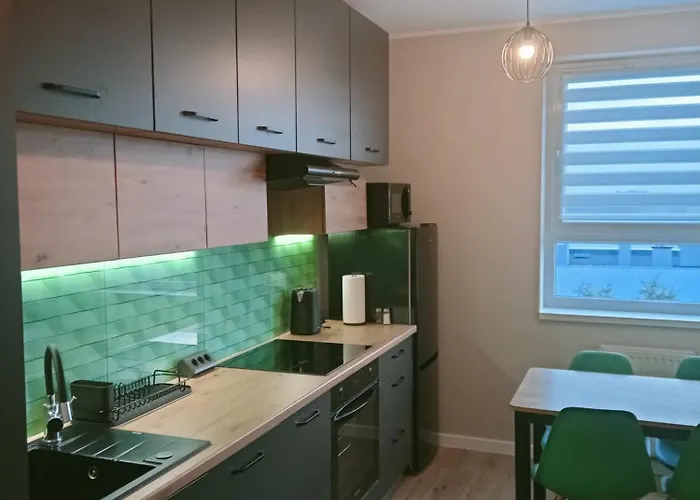 Apartament Z Widokiem, Wygodny Z Sypialnią, Kuchnią I Salonem, 47m2, Bezpłatny Garaż